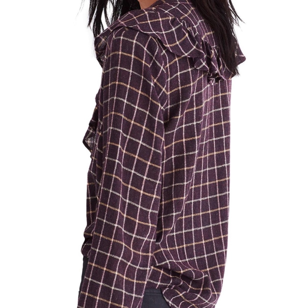 NWT Madewell plaid blouse - Picture 3 of 6